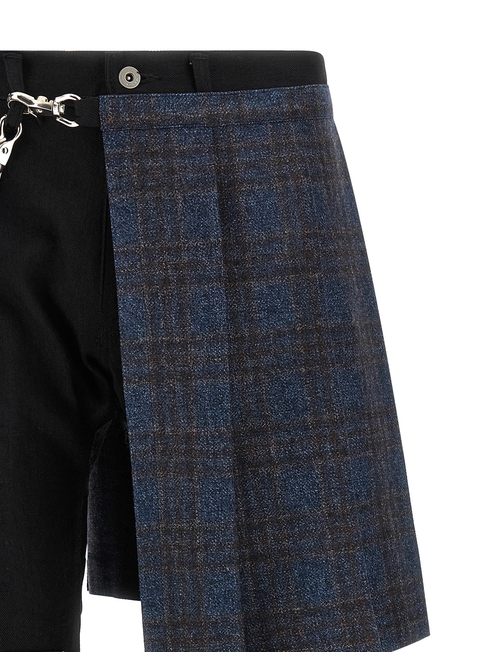 Discover the avant-garde allure of Junya Watanabe's Black Cotton Straight-Leg Jeans, where deconstructed elegance and luxurious craftsmanship create a striking statement.