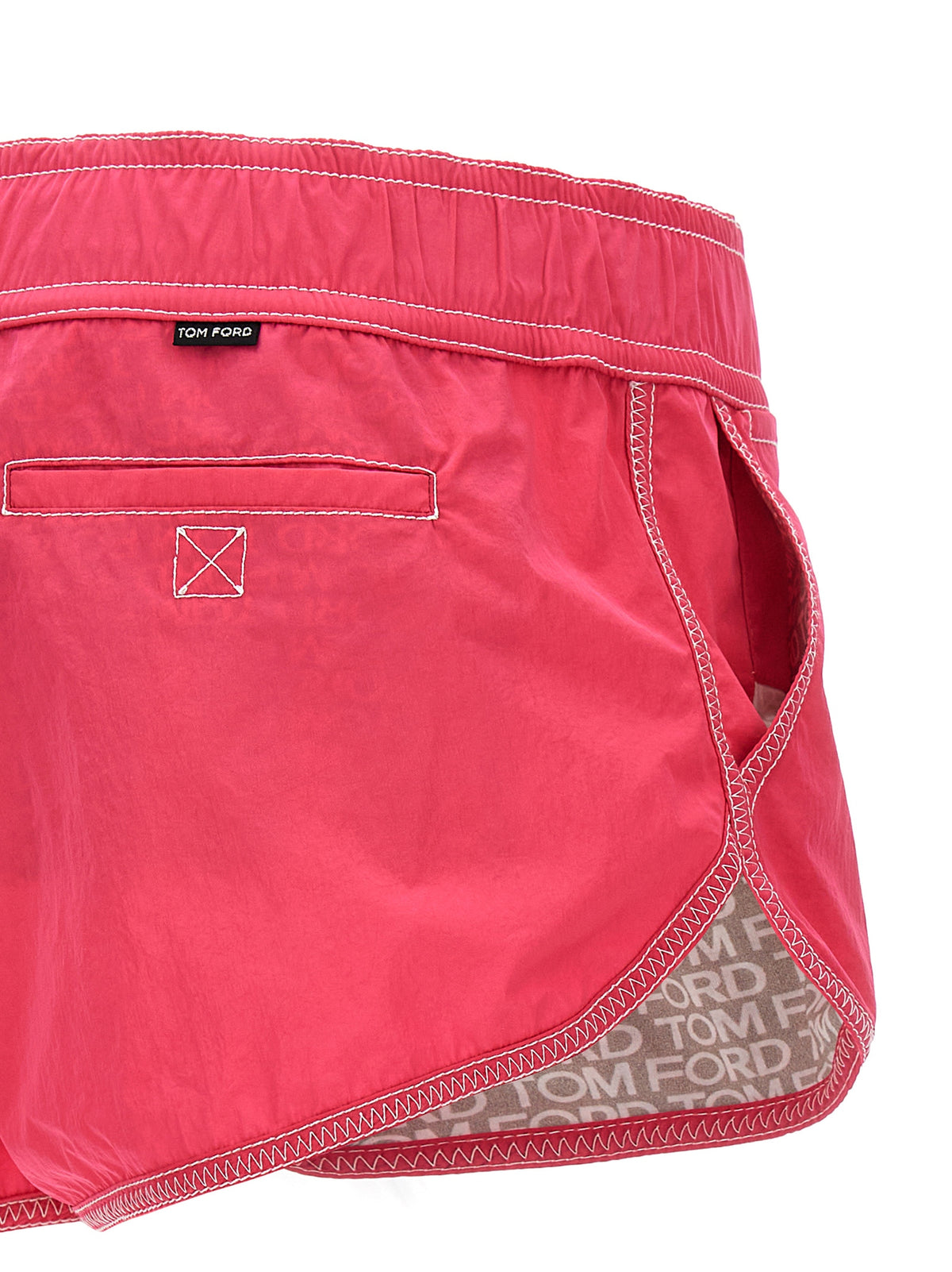 Tom Ford Fuchsia Polyamide Bermuda Shorts