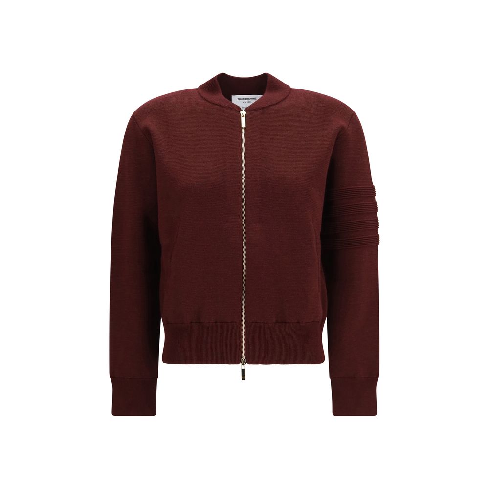 Thom Browne Ottoman Milano Stitch Bomber Jacket - Luxe Merino Blend