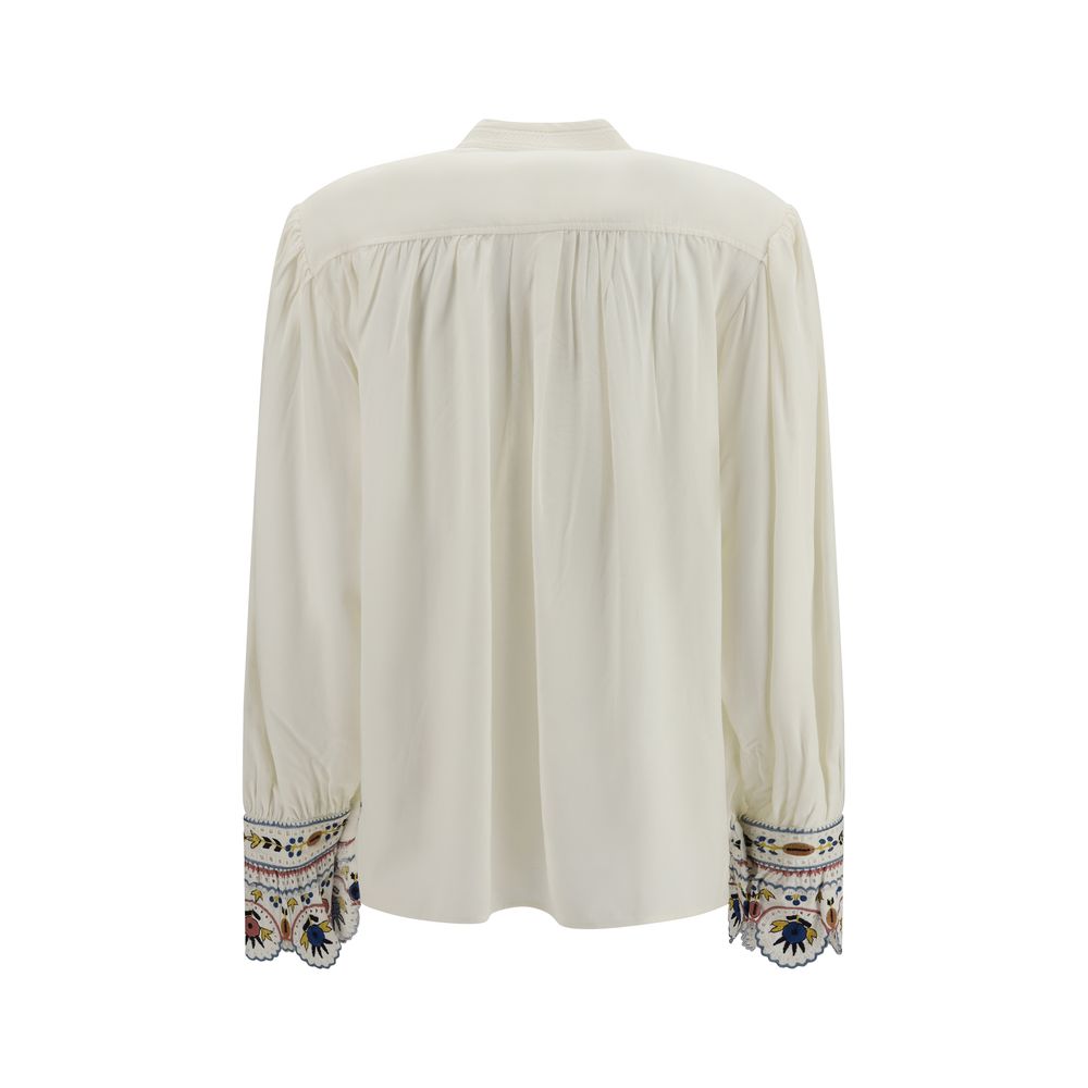 Isabel Marant Étoile White Viscose Blouse - Timeless Elegance