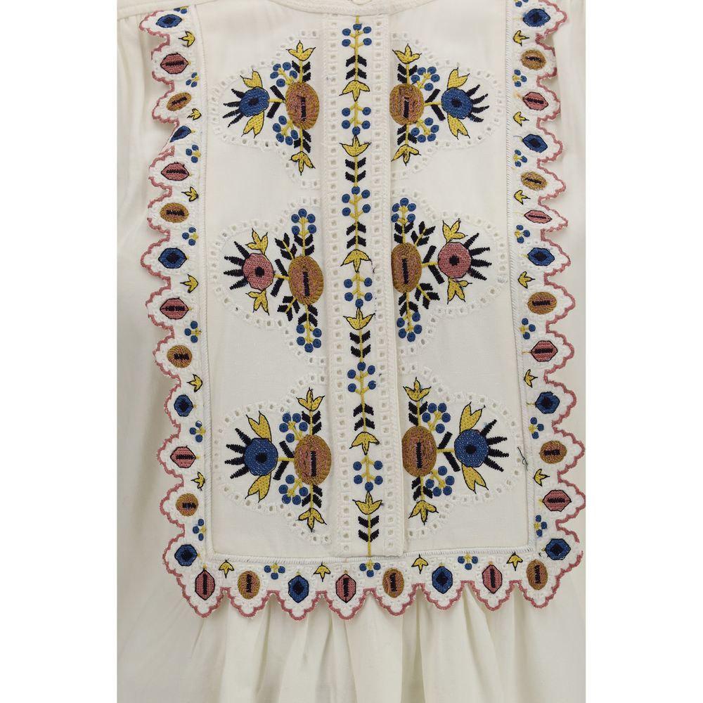Isabel Marant Étoile White Viscose Blouse - Timeless Elegance