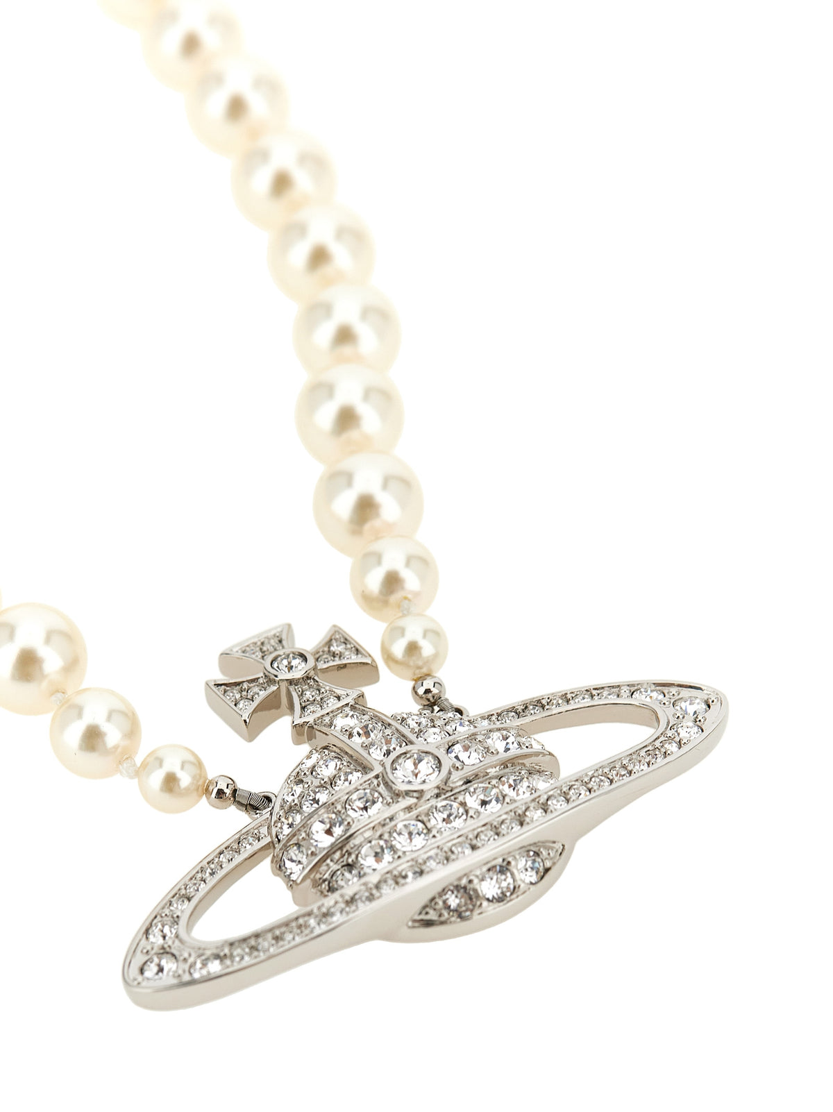Vivienne Westwood Silver Brass Necklace - Timeless Luxury Statement