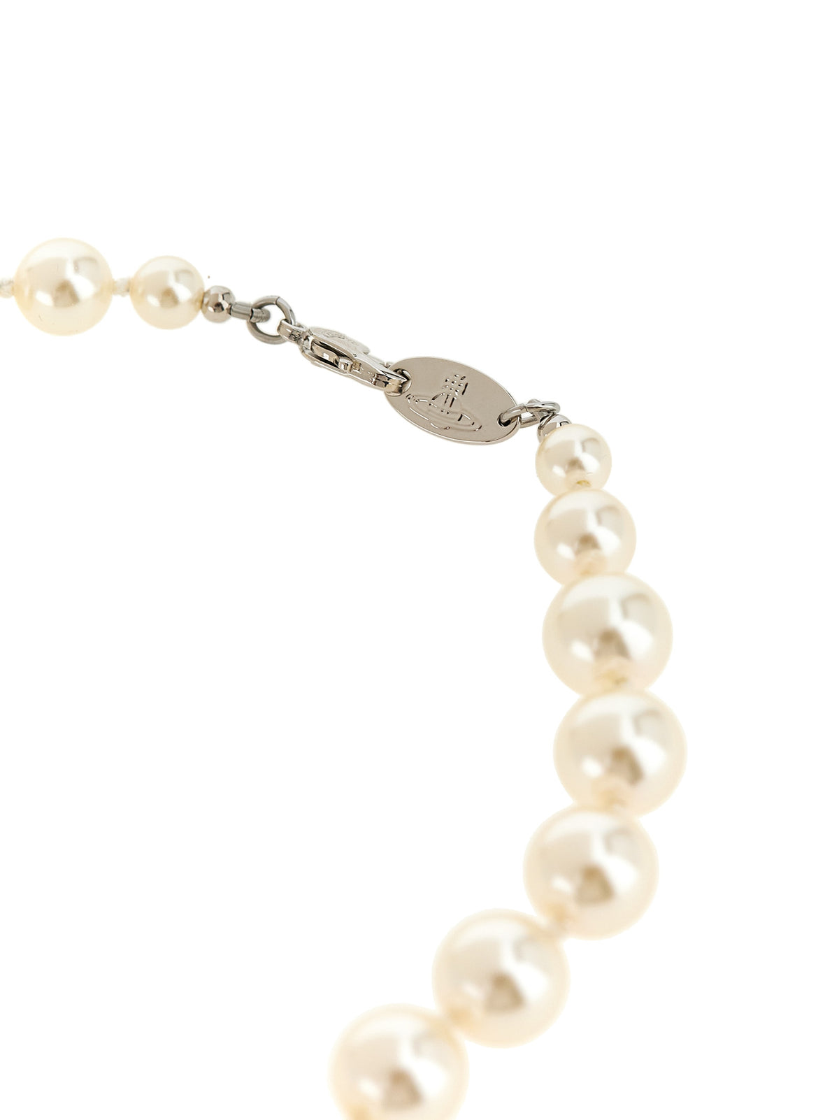 Vivienne Westwood Silver Brass Necklace - Timeless Luxury Statement