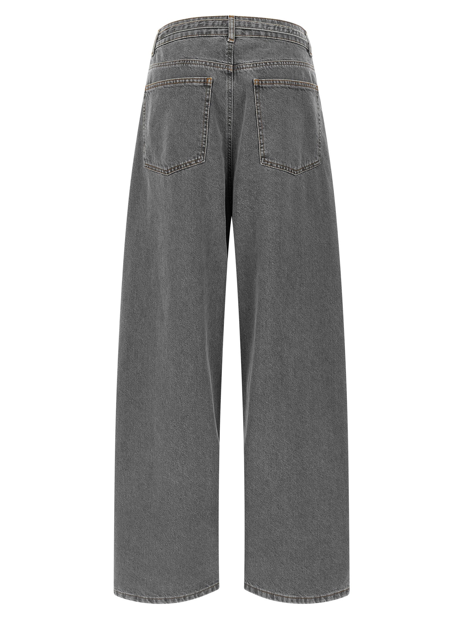 Twinset Gray Cotton Jeans Denim