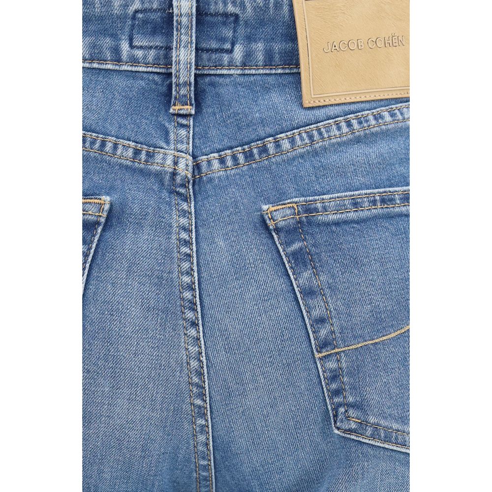 Jacob Cohen Relaxed Fit Jeans - Exquisite Blue Cotton Luxury