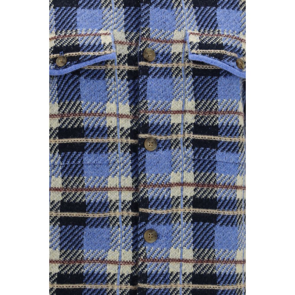 Guest in Residence Blue Cashmere Shirt - Timeless Luxury Elegance