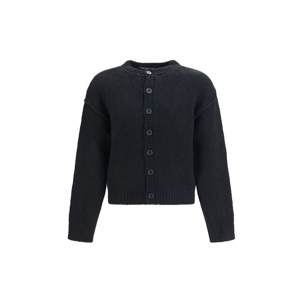 Our Legacy Black Wool Oves Aries Cardigan - Timeless Luxury