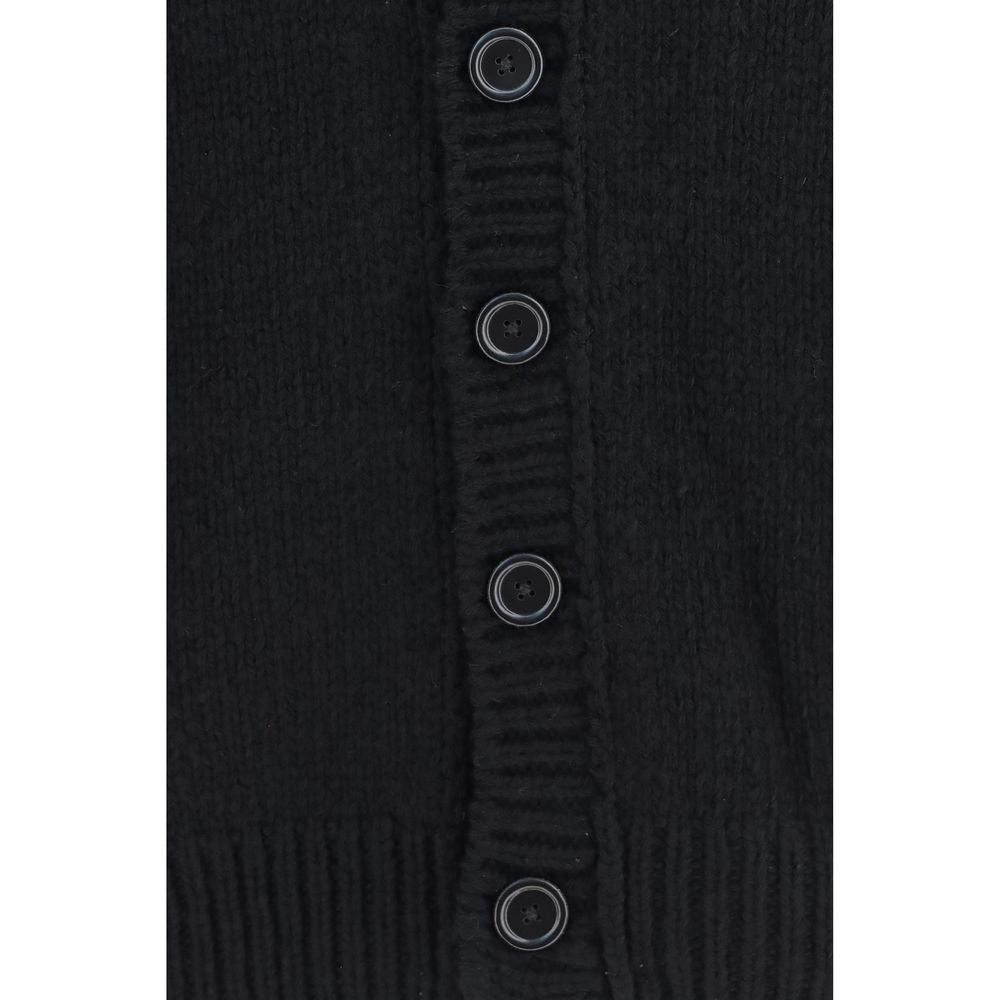 Our Legacy Black Wool Oves Aries Cardigan - Timeless Luxury
