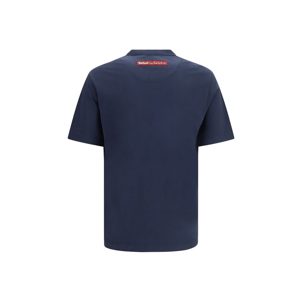 Barbour Blue Cotton T-Shirt - Timeless Elegance for All