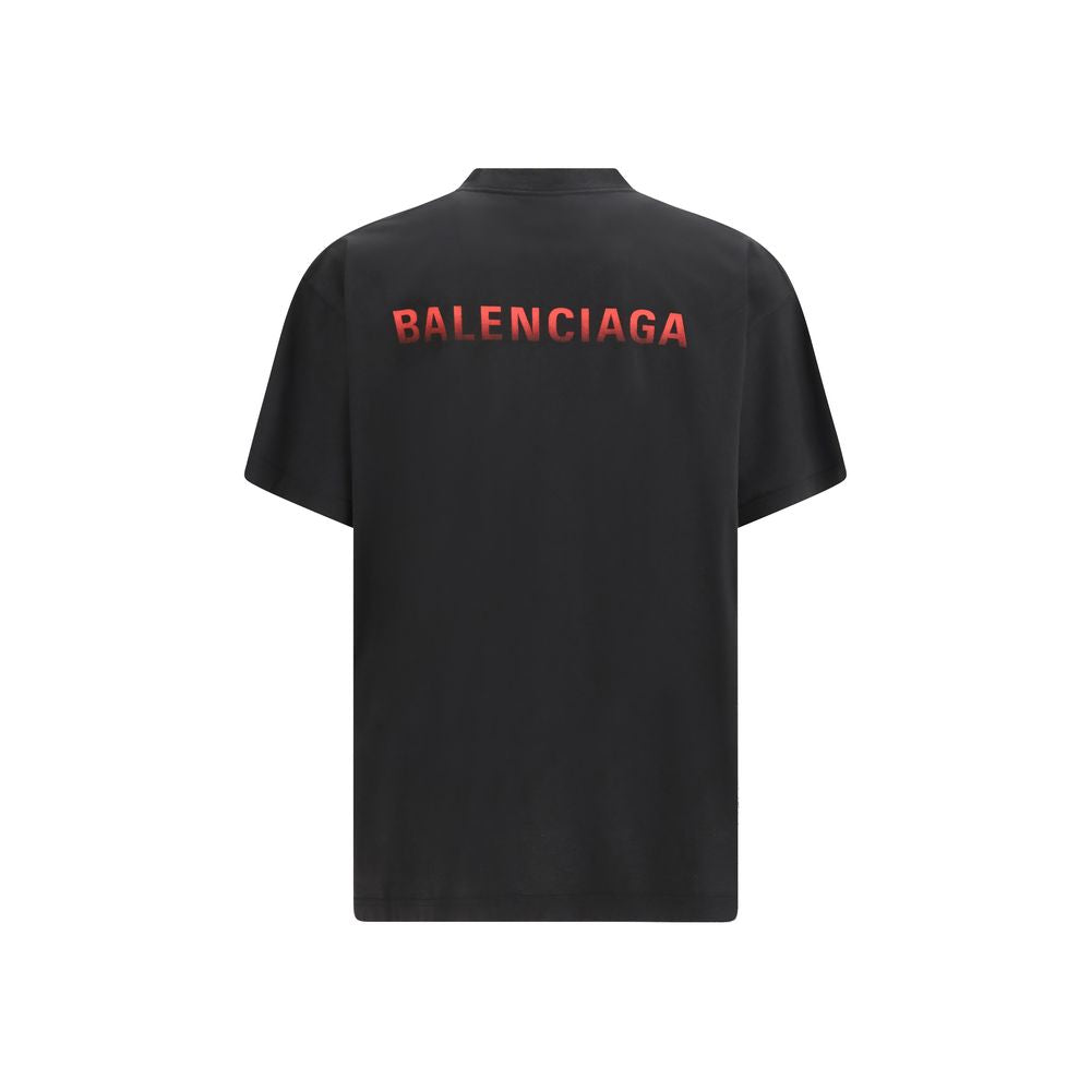 Balenciaga Black Cotton T-Shirt - Timeless Luxury Essentials