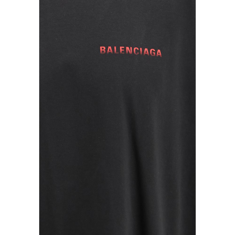 Balenciaga Black Cotton T-Shirt - Timeless Luxury Essential