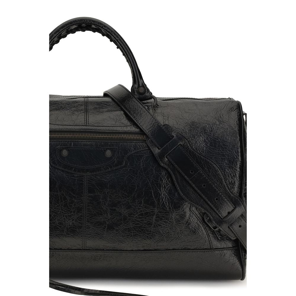 Balenciaga Black Lamb Ovis Aries Shoulder Bag - Timeless Luxury