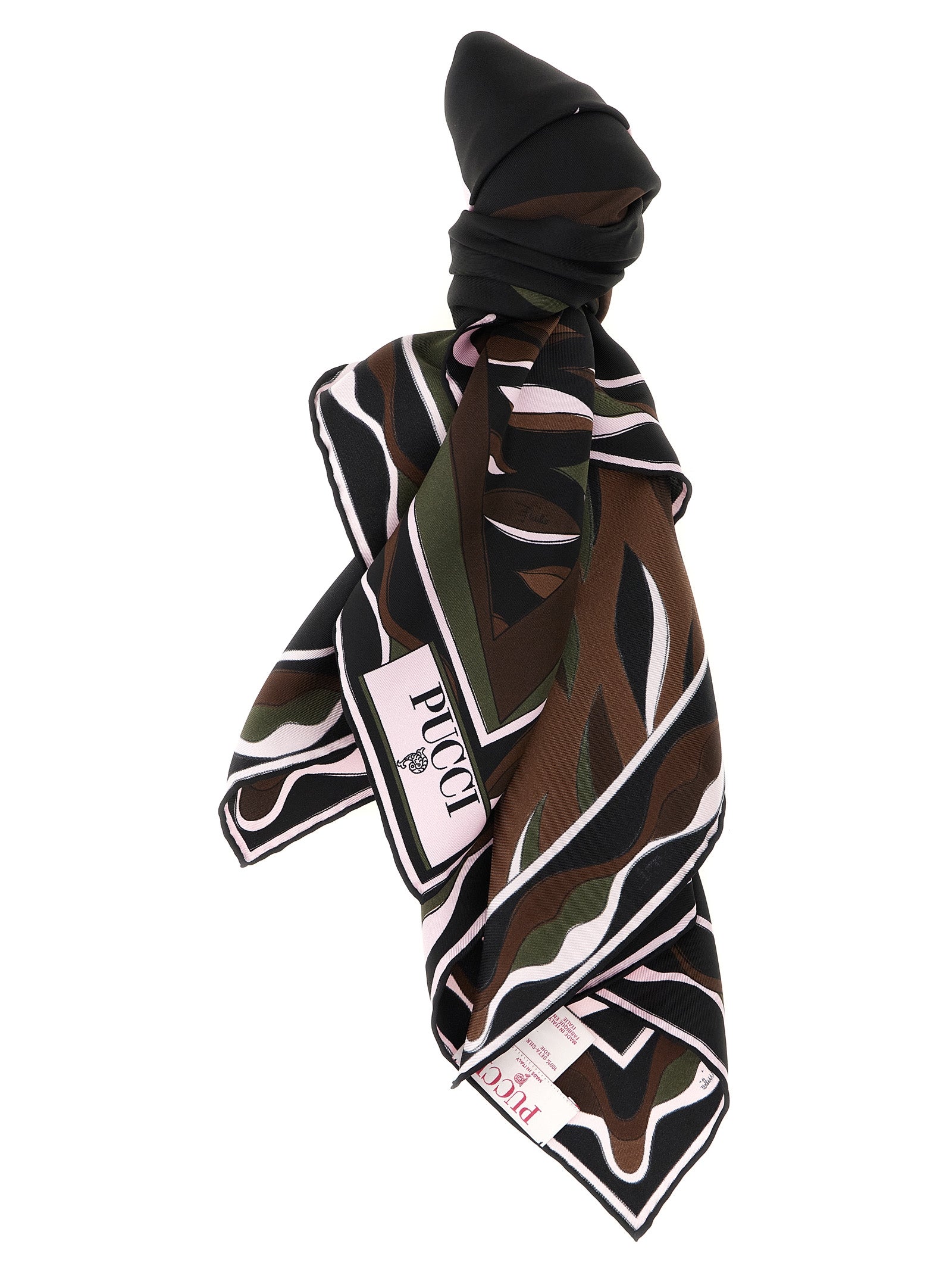 Emilio Pucci Multicolor Silk Scarf - Timeless Italian Elegance