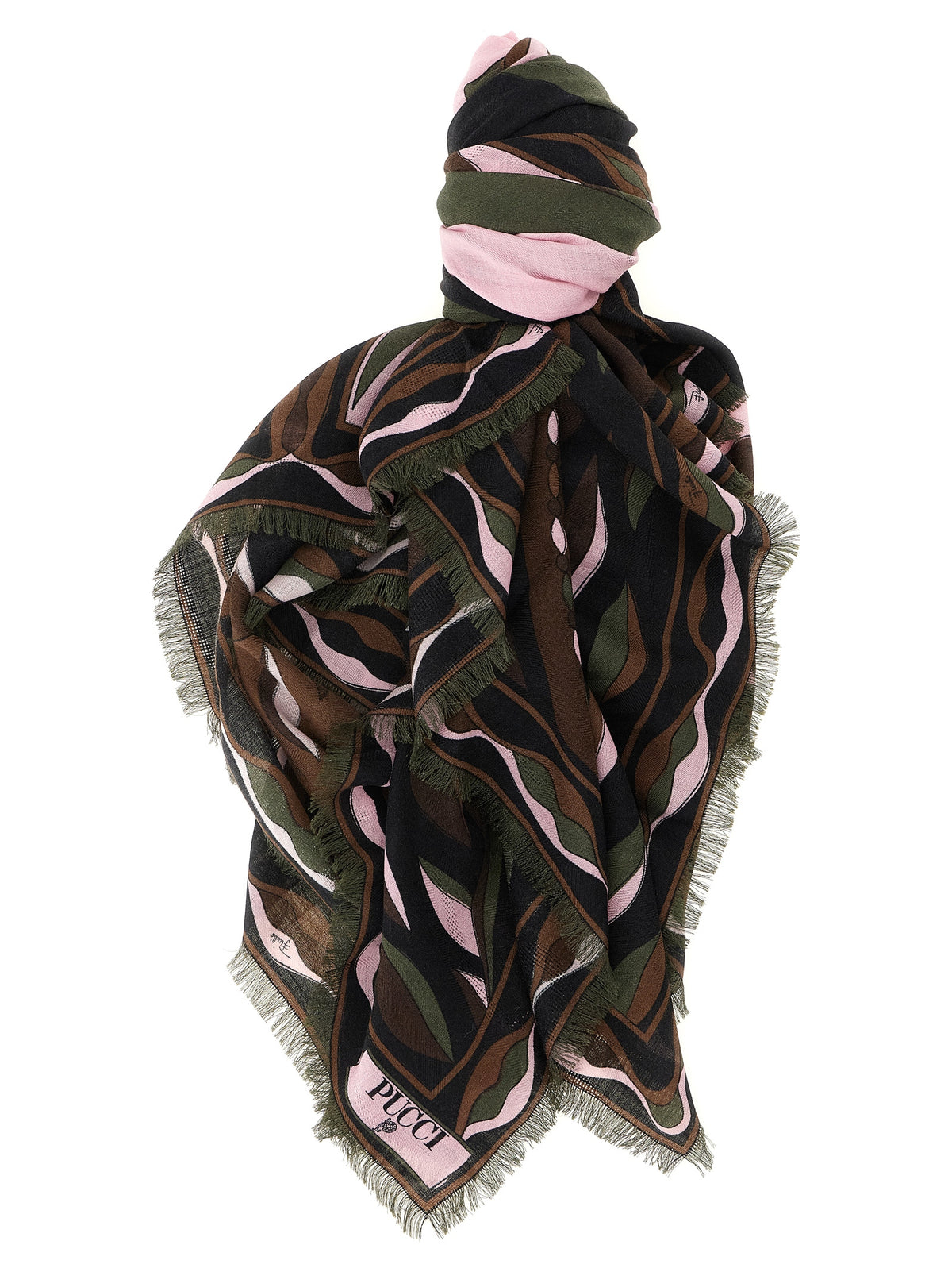 Emilio Pucci Multicolor Silk Scarf - Timeless Elegance Redefined