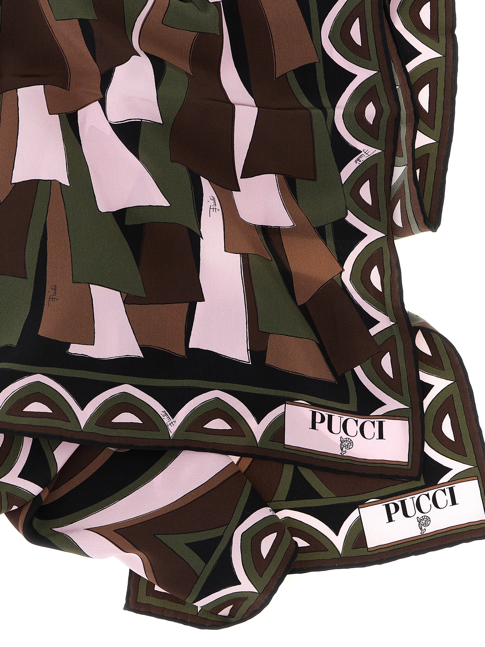 Emilio Pucci Silk Scarf - Timeless Elegance in Multicolor