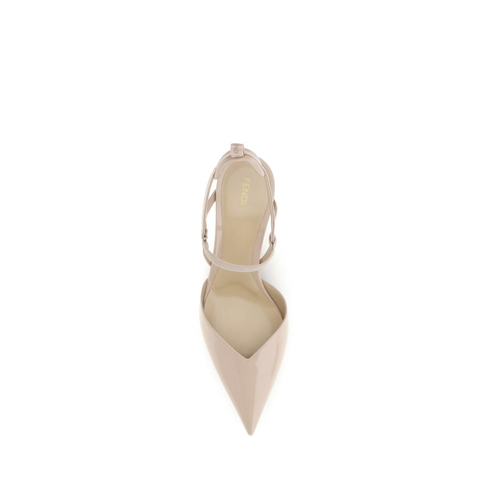 Fendi Beige Calf Leather Pumps - Exquisite Luxury Footwear