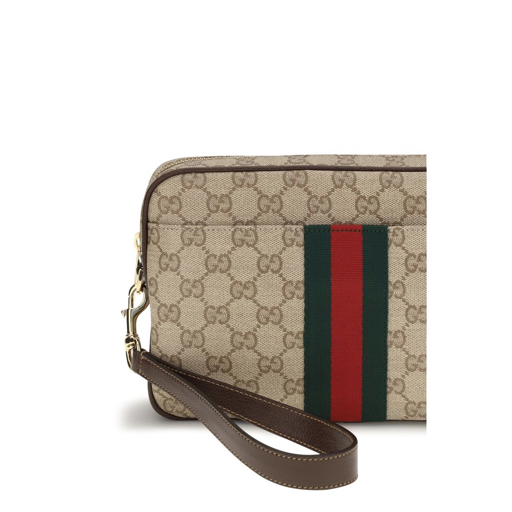 Indulge in the exquisite allure of the Gucci Beige Fabric Shoulder Bag, a masterpiece of craftsmanship and elegance, perfect for those who embody sophistication and style.