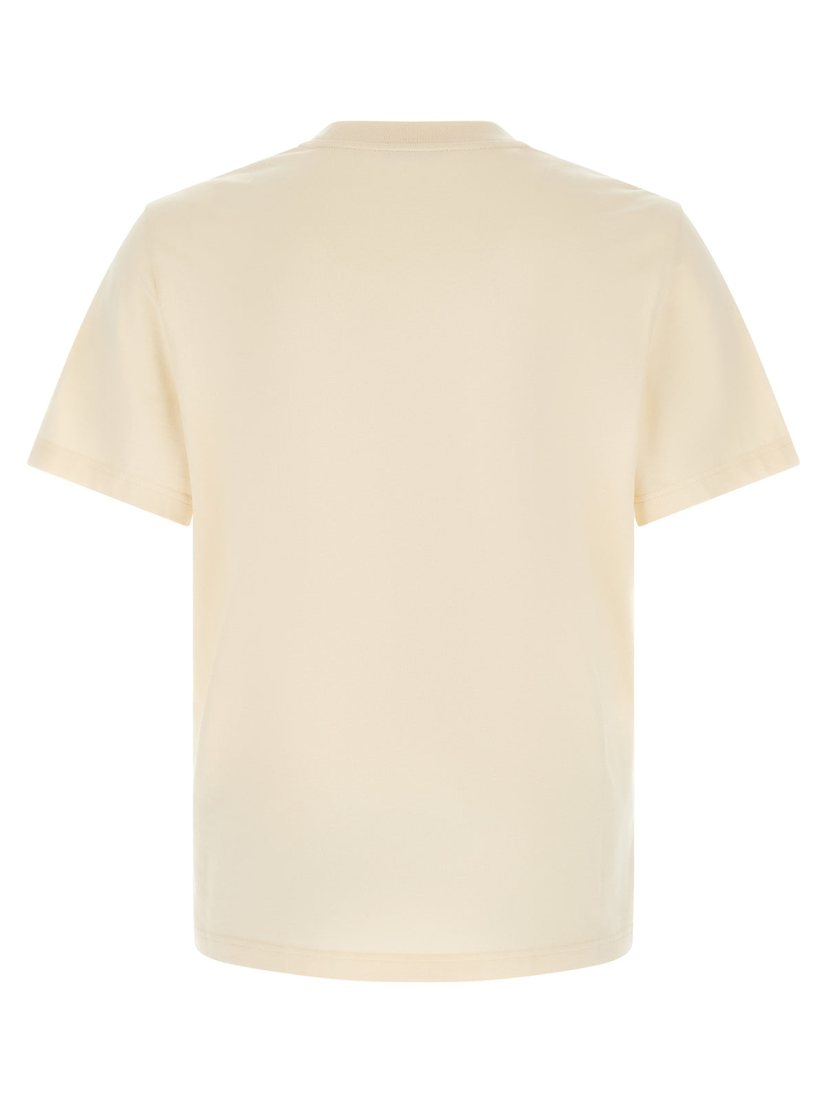 Discover the Moncler White Cotton T-Shirt, a masterpiece of impeccable construction and minimalist elegance, perfect for those who embody sophistication and style.