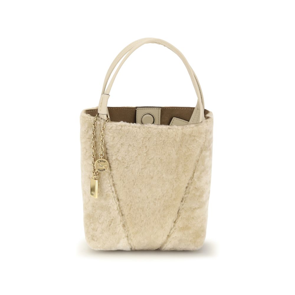 Chloé Spin Bouclé Bucket Bag - Exquisite Calf Leather Luxury