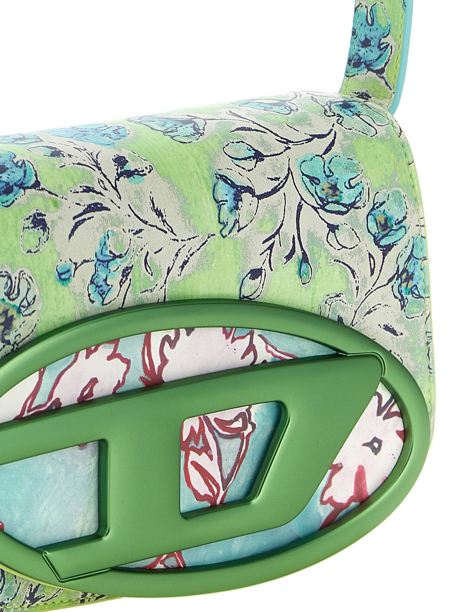 Diesel 1DR Shoulder Bag - A Vibrant Floral Luxury Accessory