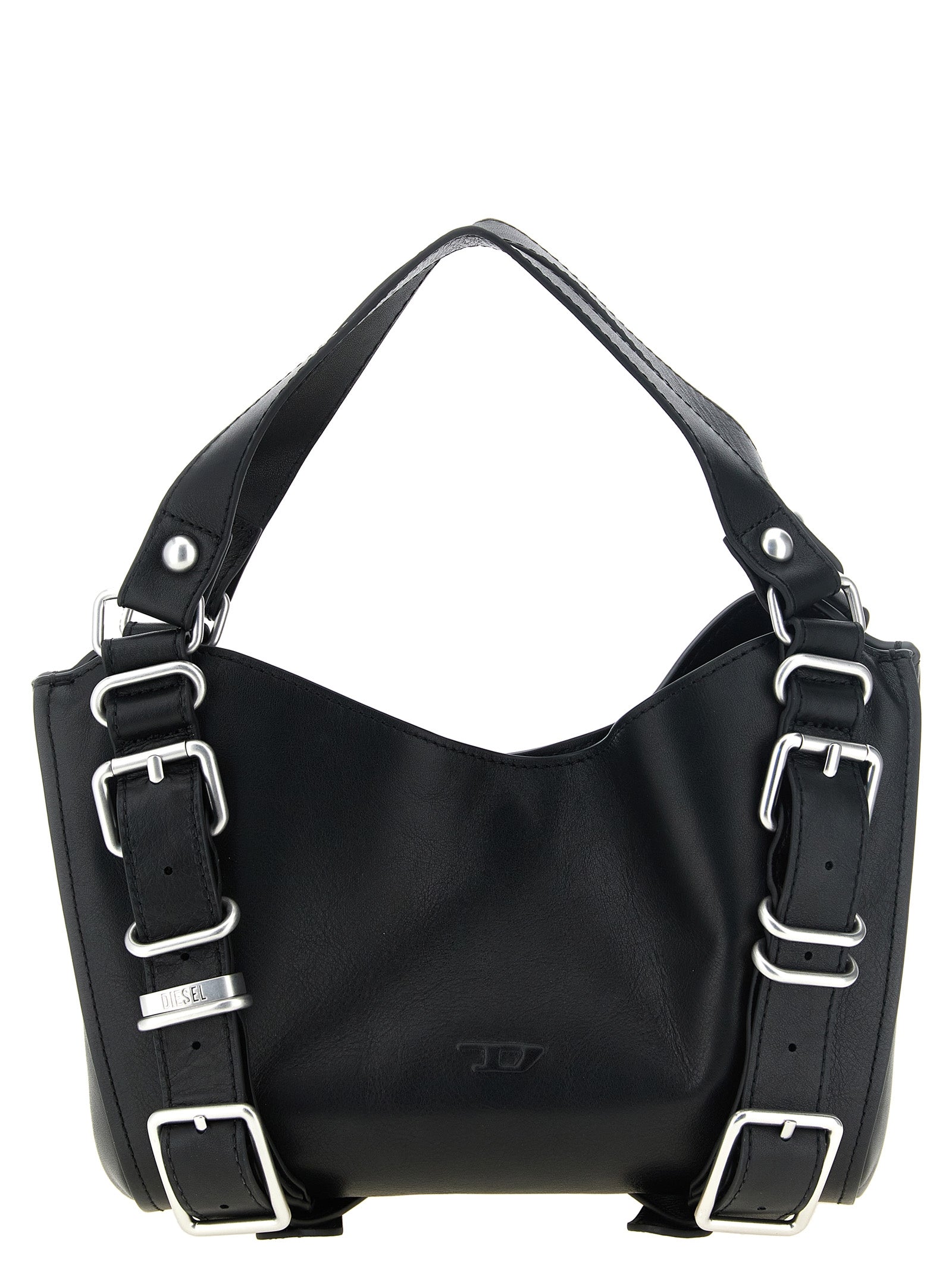 Diesel D-One Handbag - Unstructured Luxury in Black Cowhide