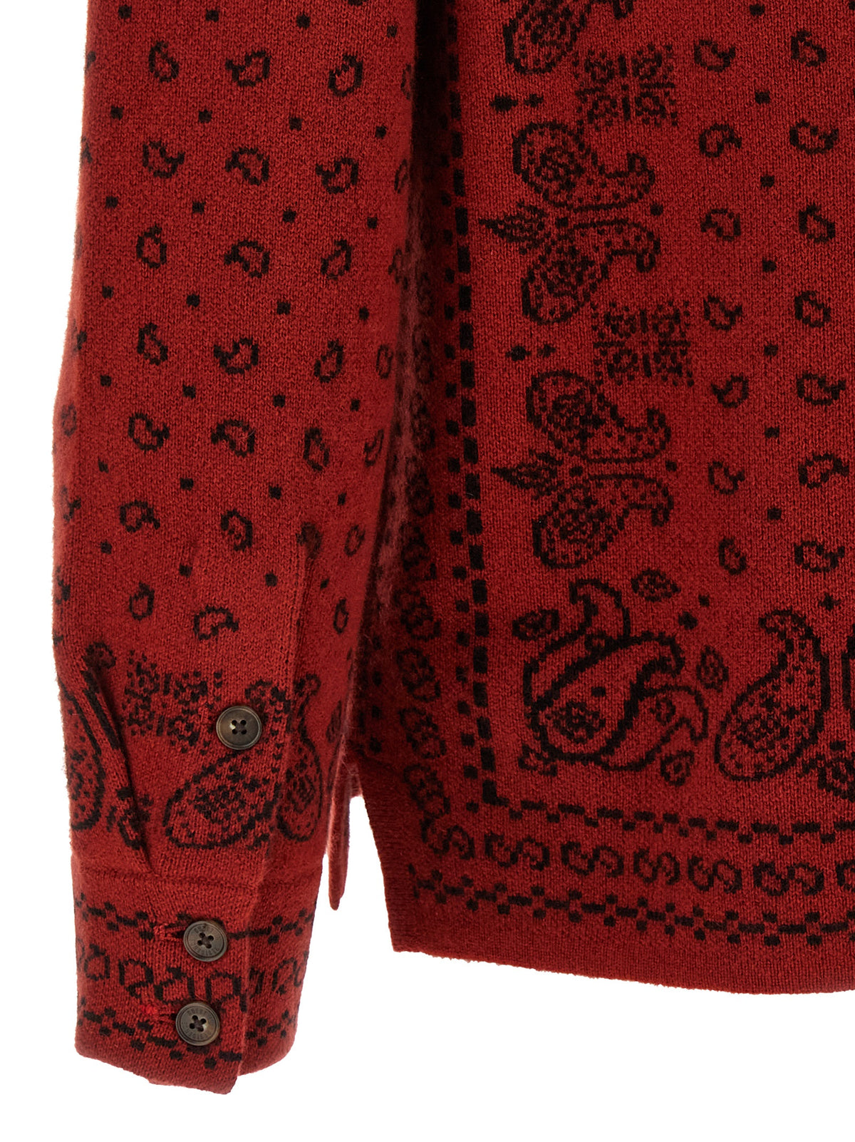 Guest in Residence Red Cashmere Blouse - Timeless Luxury Overshirt