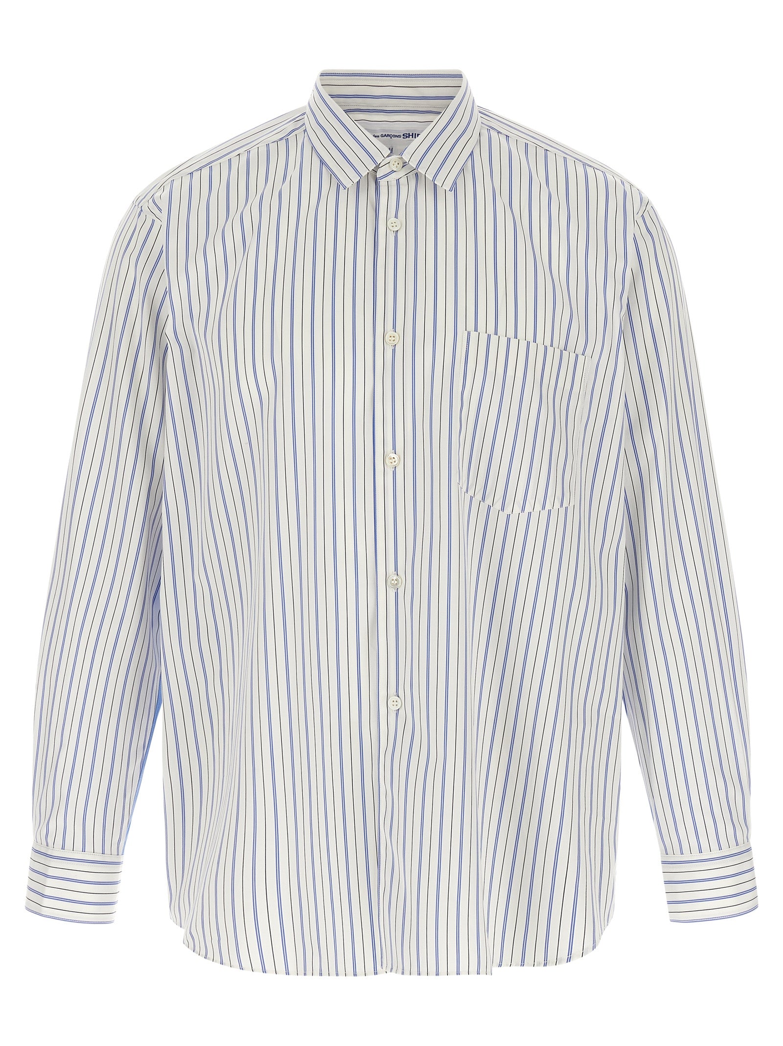Comme Des Garçons Multicolor Cotton Blouse - Timeless Luxury Redefined