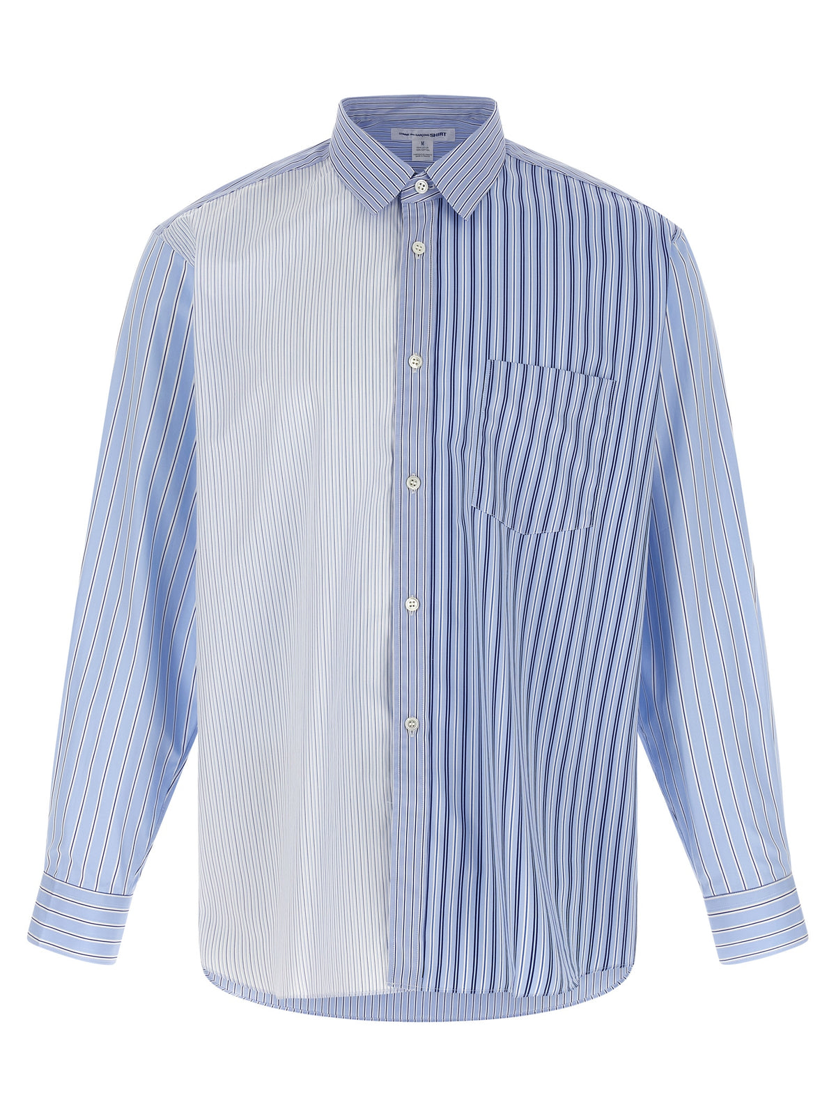 Comme Des Garçons Blue Cotton Blouse - Elevate Your Wardrobe