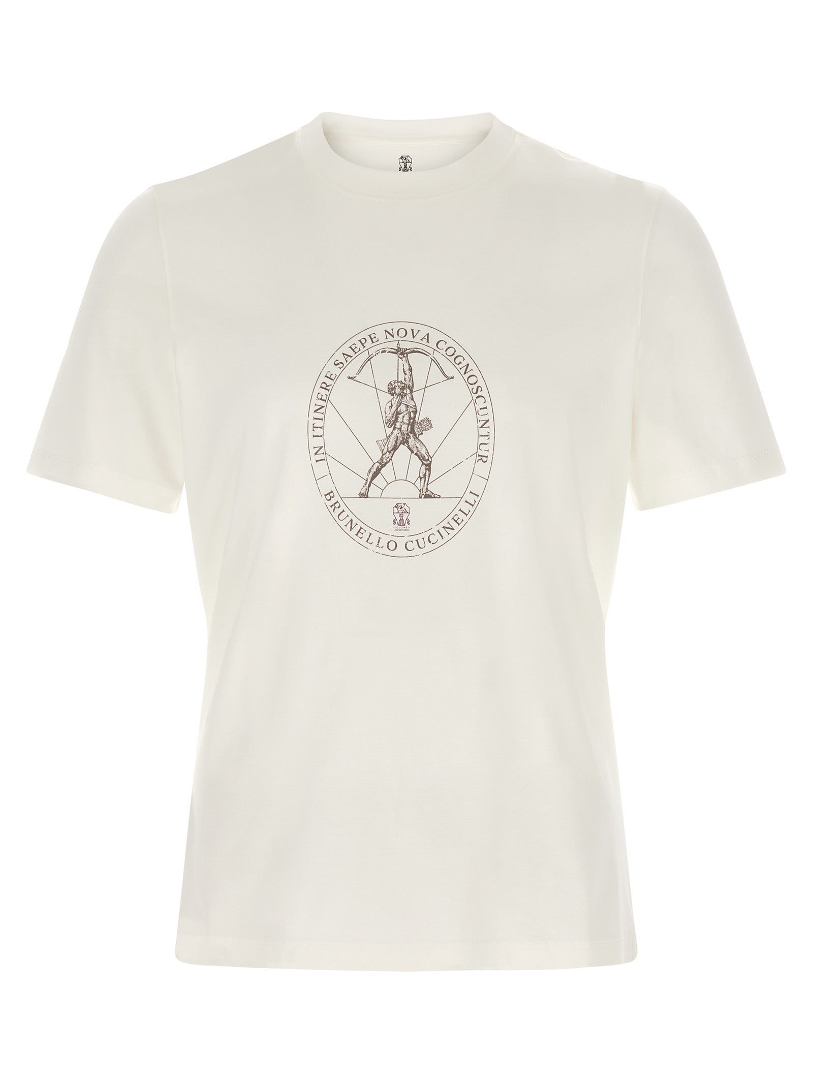Brunello Cucinelli White Cotton T-Shirt - Elevate Your Wardrobe