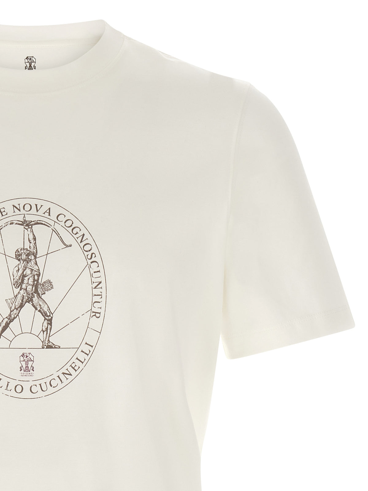 Brunello Cucinelli White Cotton T-Shirt - Elevate Your Wardrobe