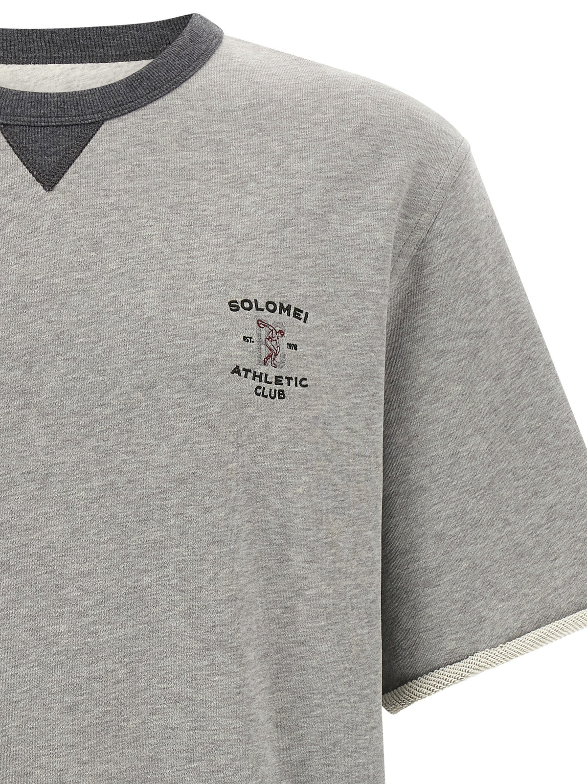 Brunello Cucinelli Gray Cotton Sweatshirt - Effortless Luxury