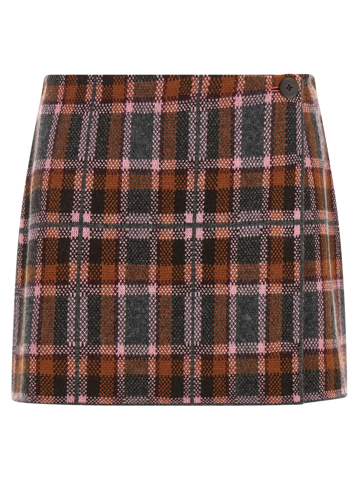 Guest in Residence Brown Wool Long Skirt