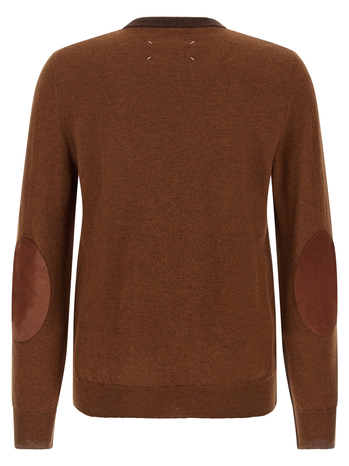 Maison Margiela Brown Wool Cardigan