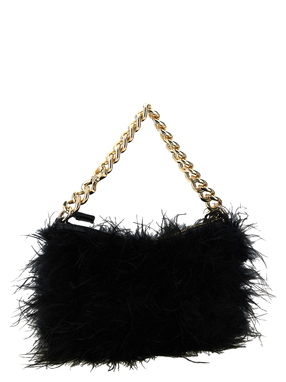 Twinset Black Polyester Clutch Bag