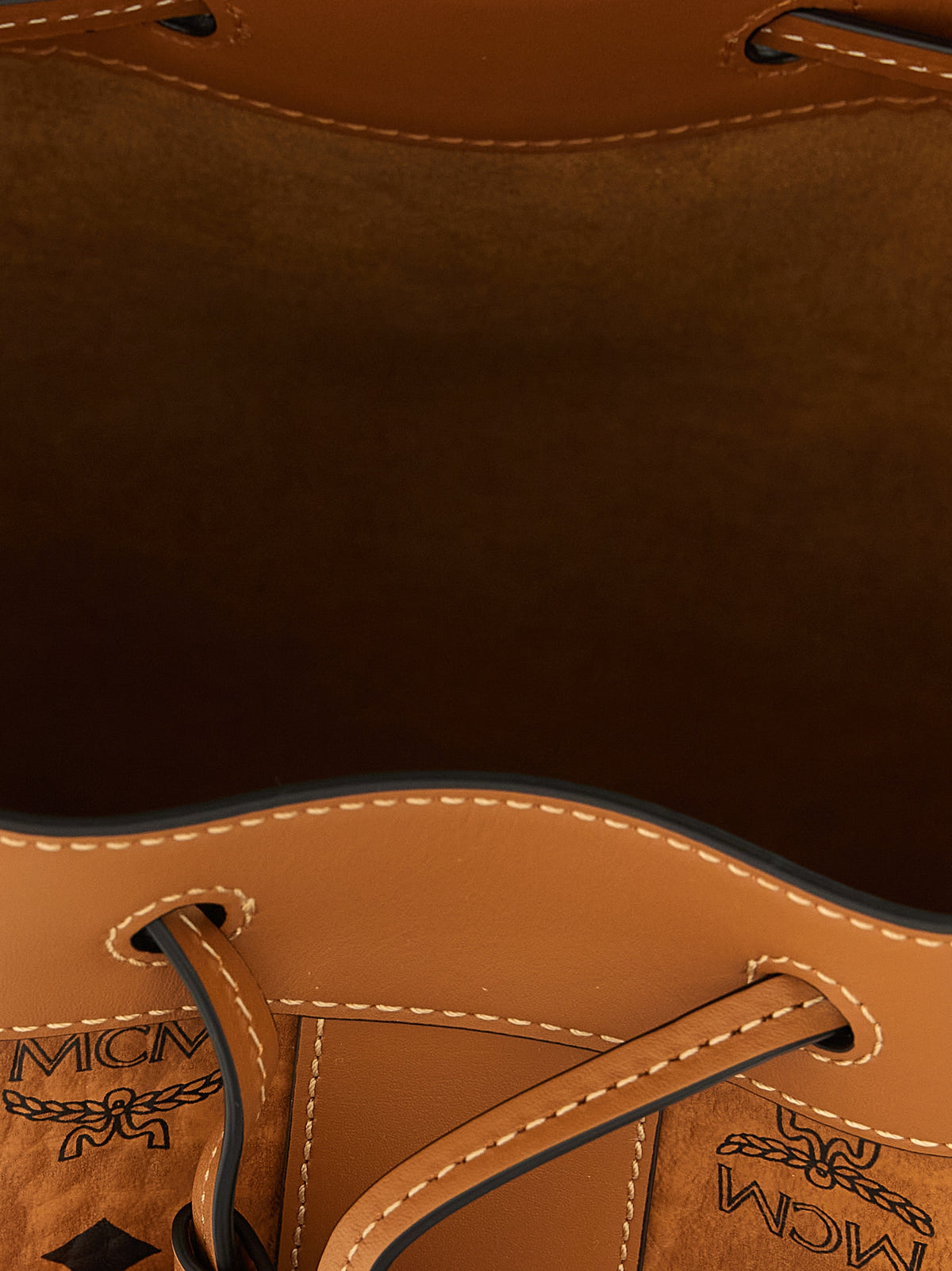 MCM Brown Polyethylene Shoulder Bag - Dessau Collection Luxury