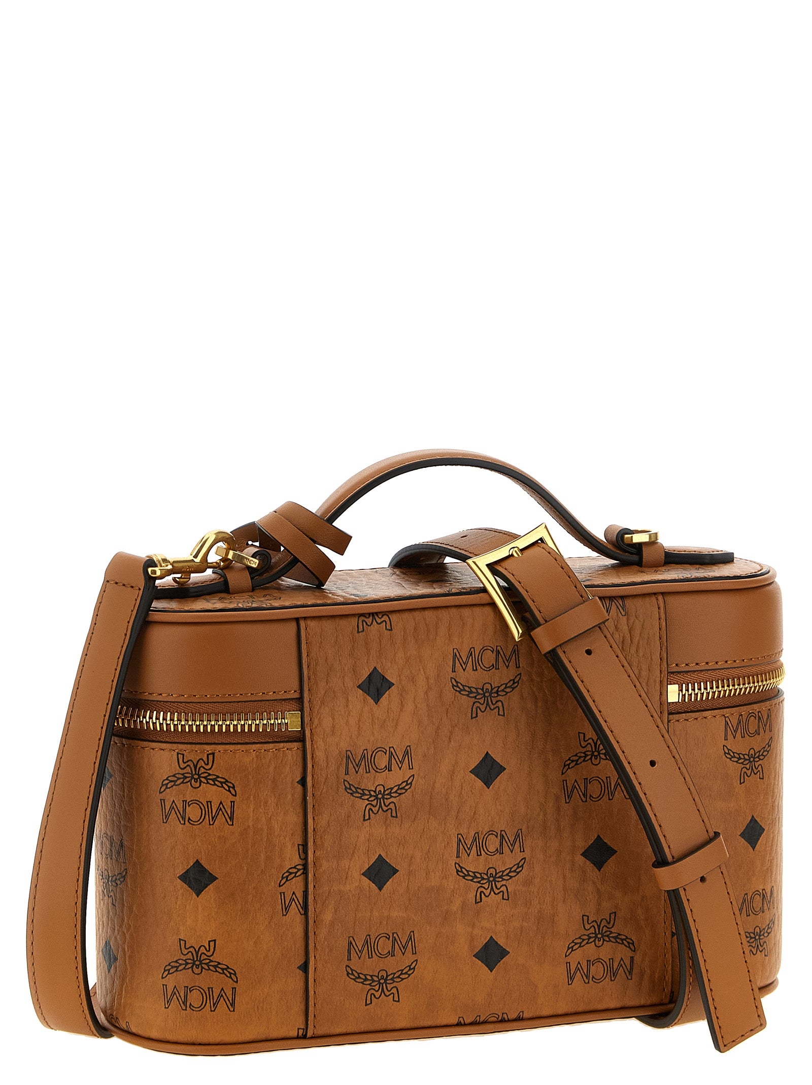 MCM Brown Polyethylene Crossbody Bag