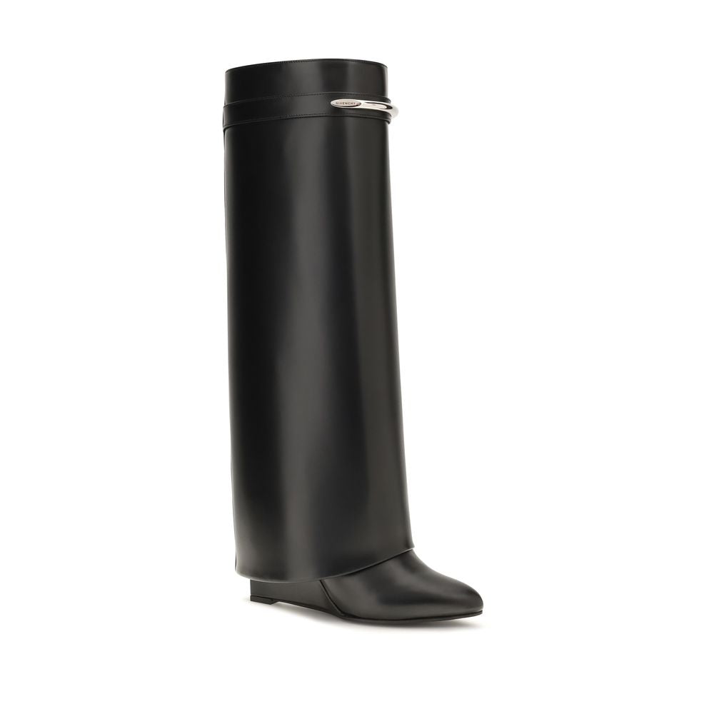 Givenchy Black Calf Leather Bos Taurus Boots
