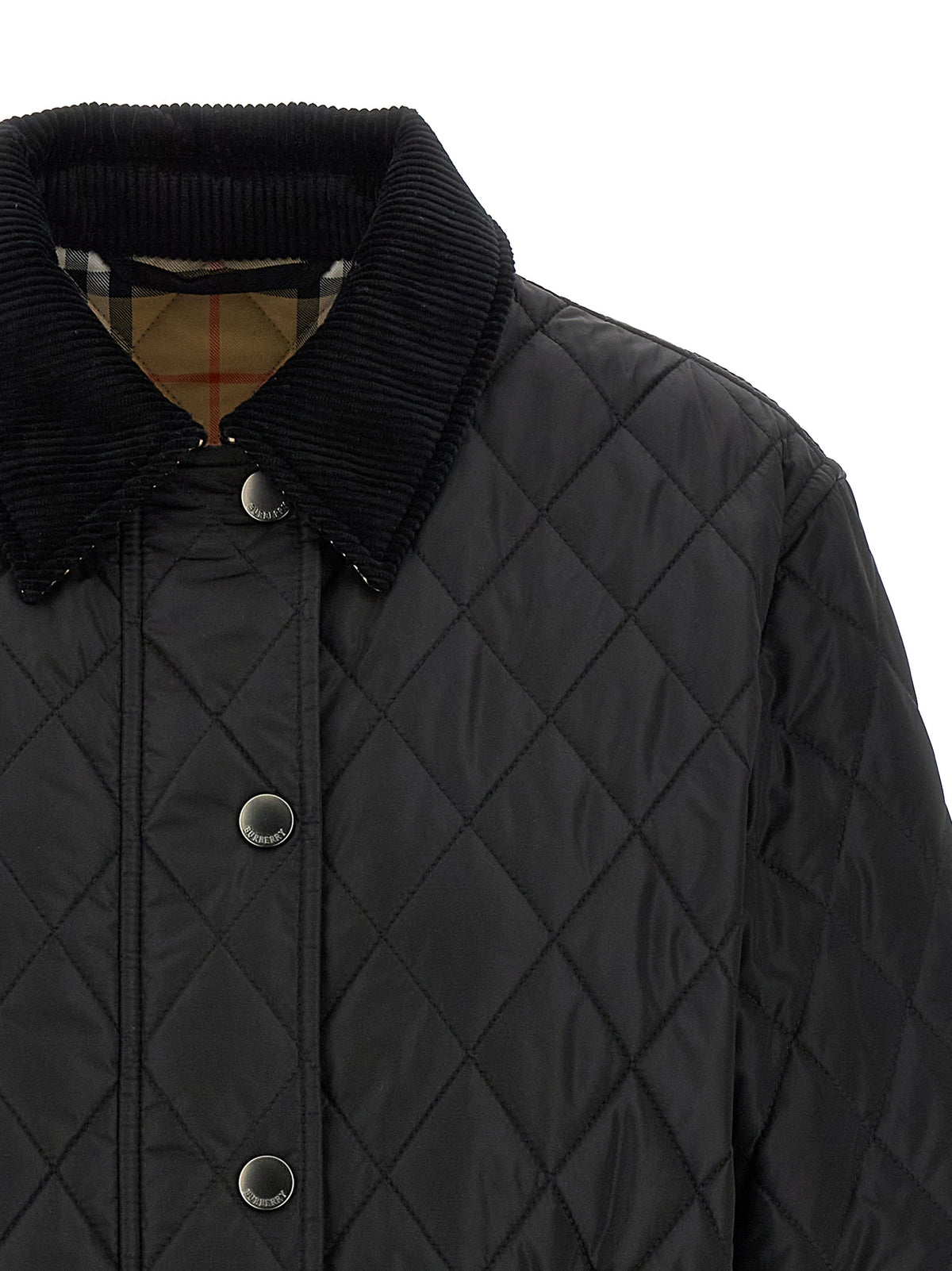 Burberry Black Polyamide Full-Length Jacket - Timeless Luxury