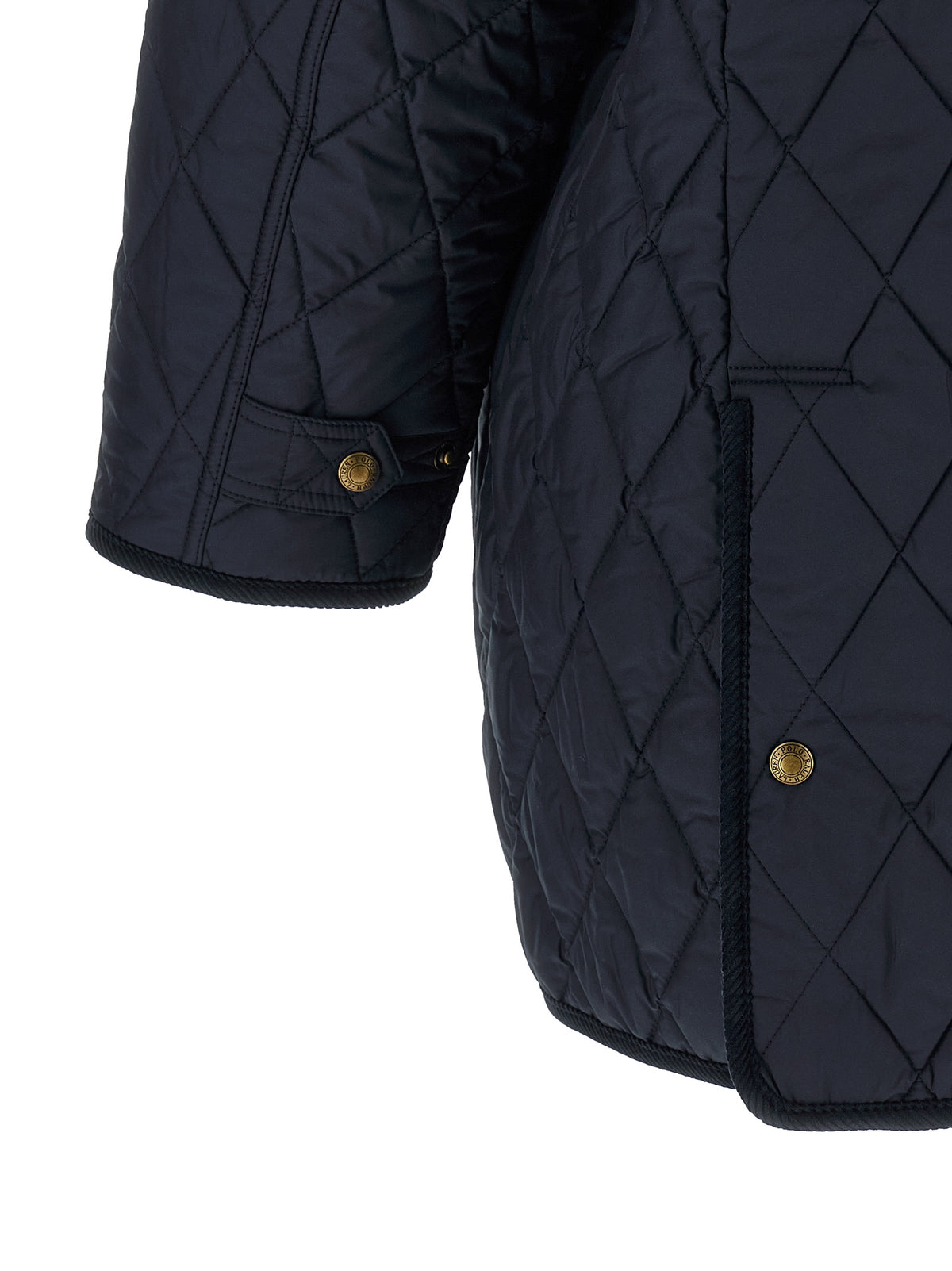 Polo Ralph Lauren Blue Polyester Full-Length Jacket
