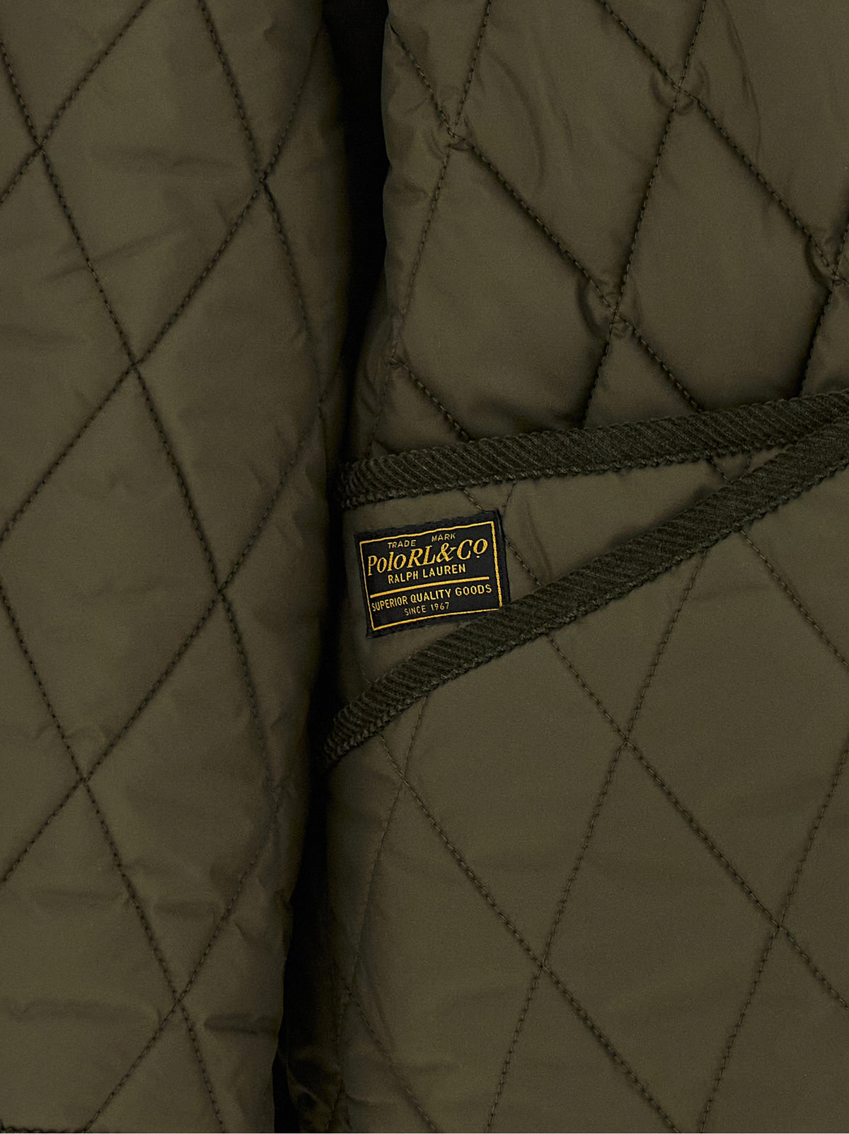 Polo Ralph Lauren Bicolor Polyester Full-Length Jacket