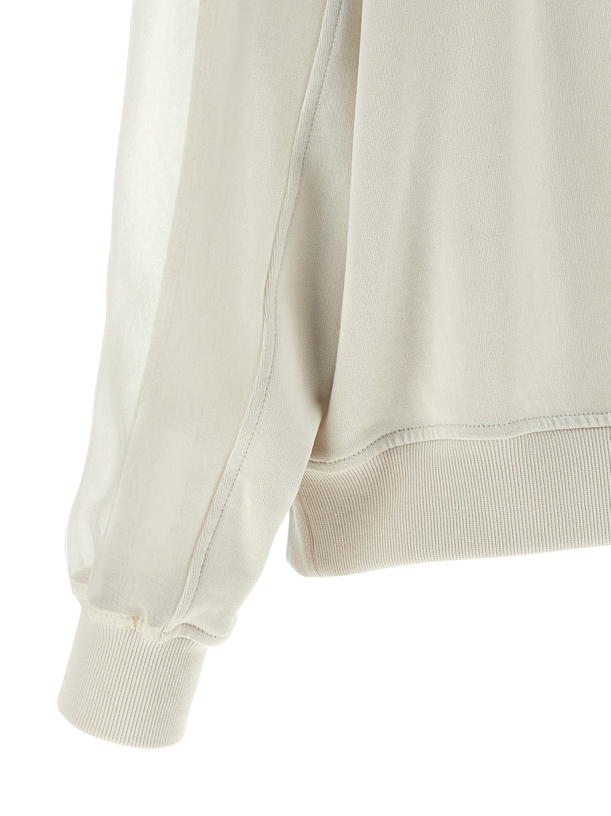 Brunello Cucinelli White Cotton Sweatshirt - Elevate Your Elegance