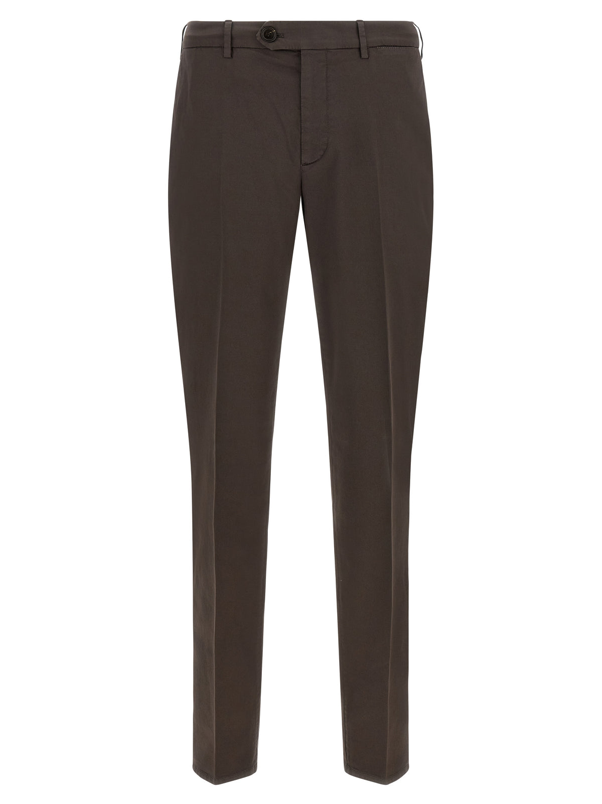 Brunello Cucinelli Brown Cotton Casual Pants - Timeless Luxury