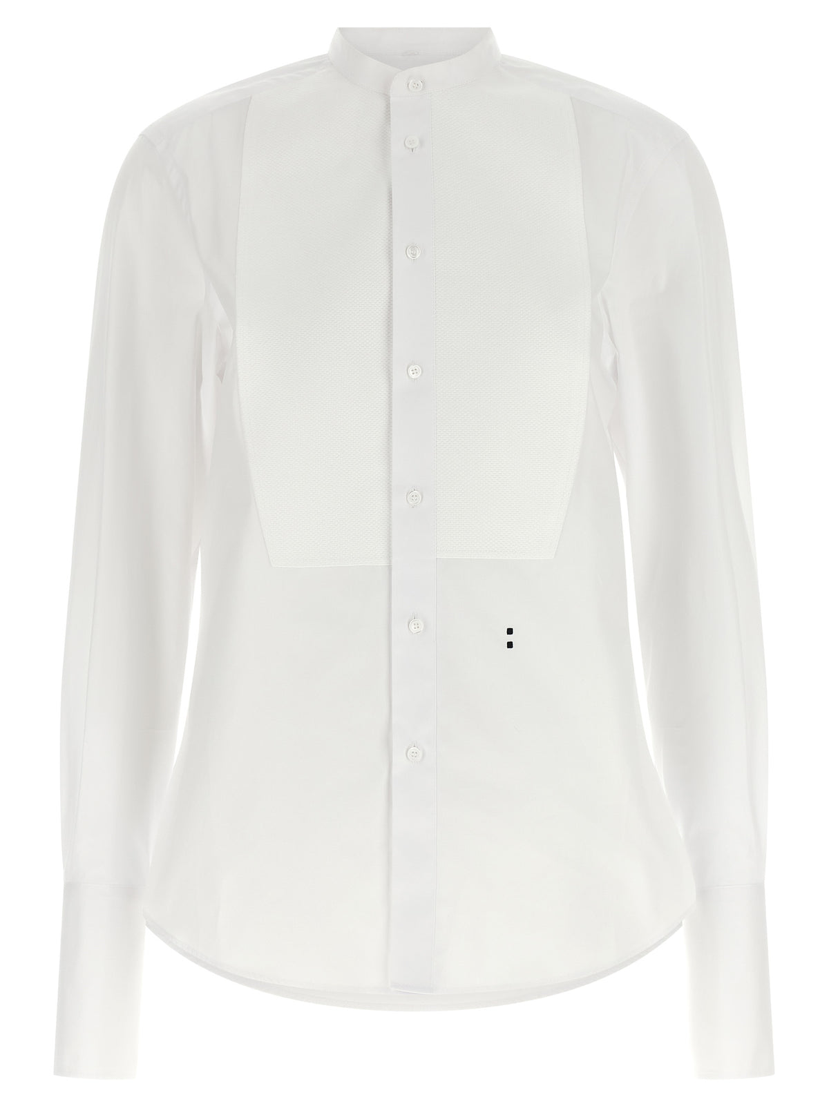Elevate your wardrobe with the Fendi White Cotton Blouse, a masterpiece of refined craftsmanship and timeless elegance, perfect for the discerning individual.