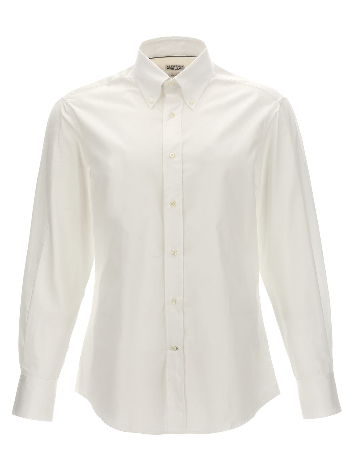 Brunello Cucinelli White Cotton Blouse