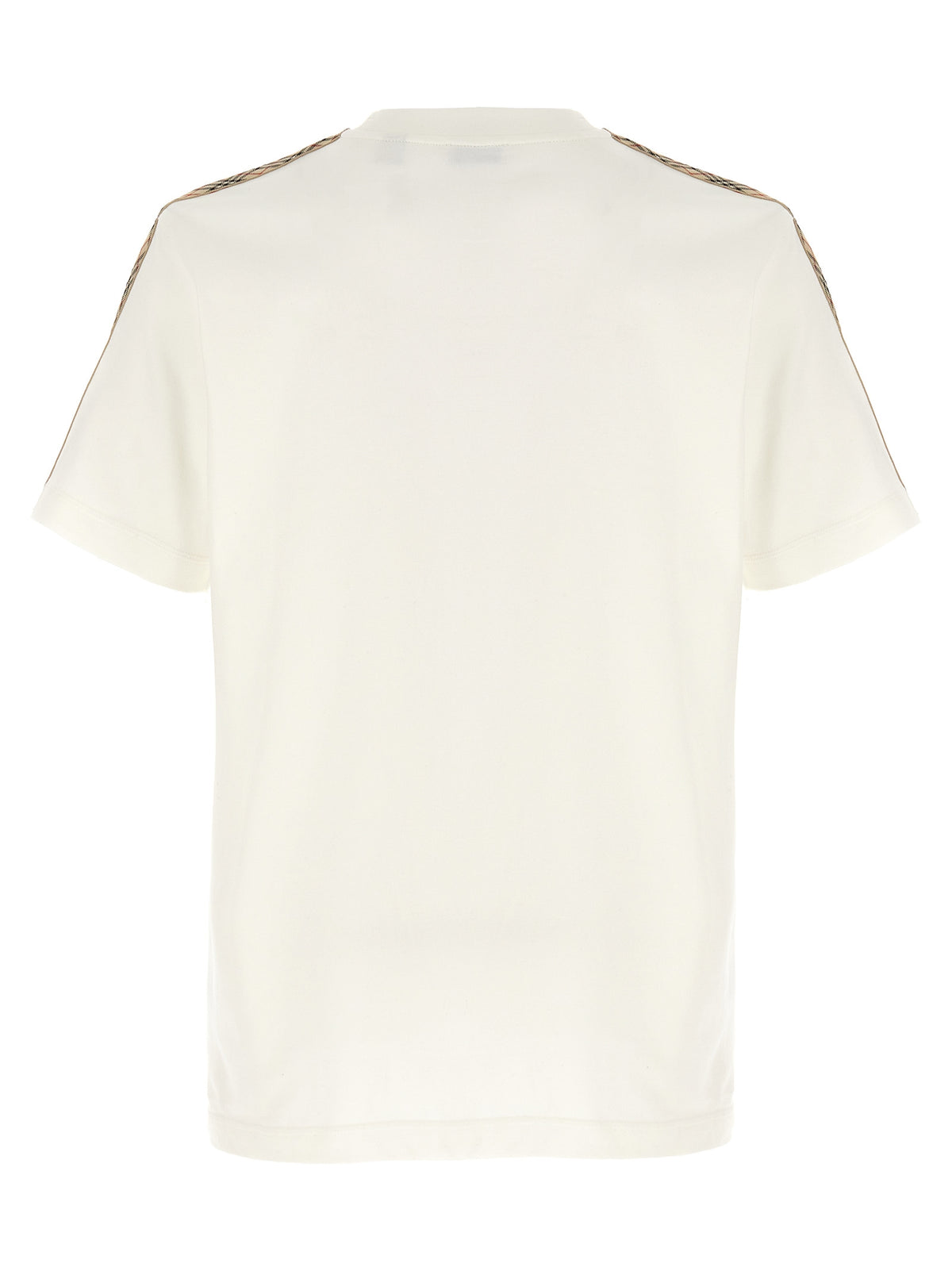 Burberry White Cotton T-Shirt - Timeless Elegance Redefined