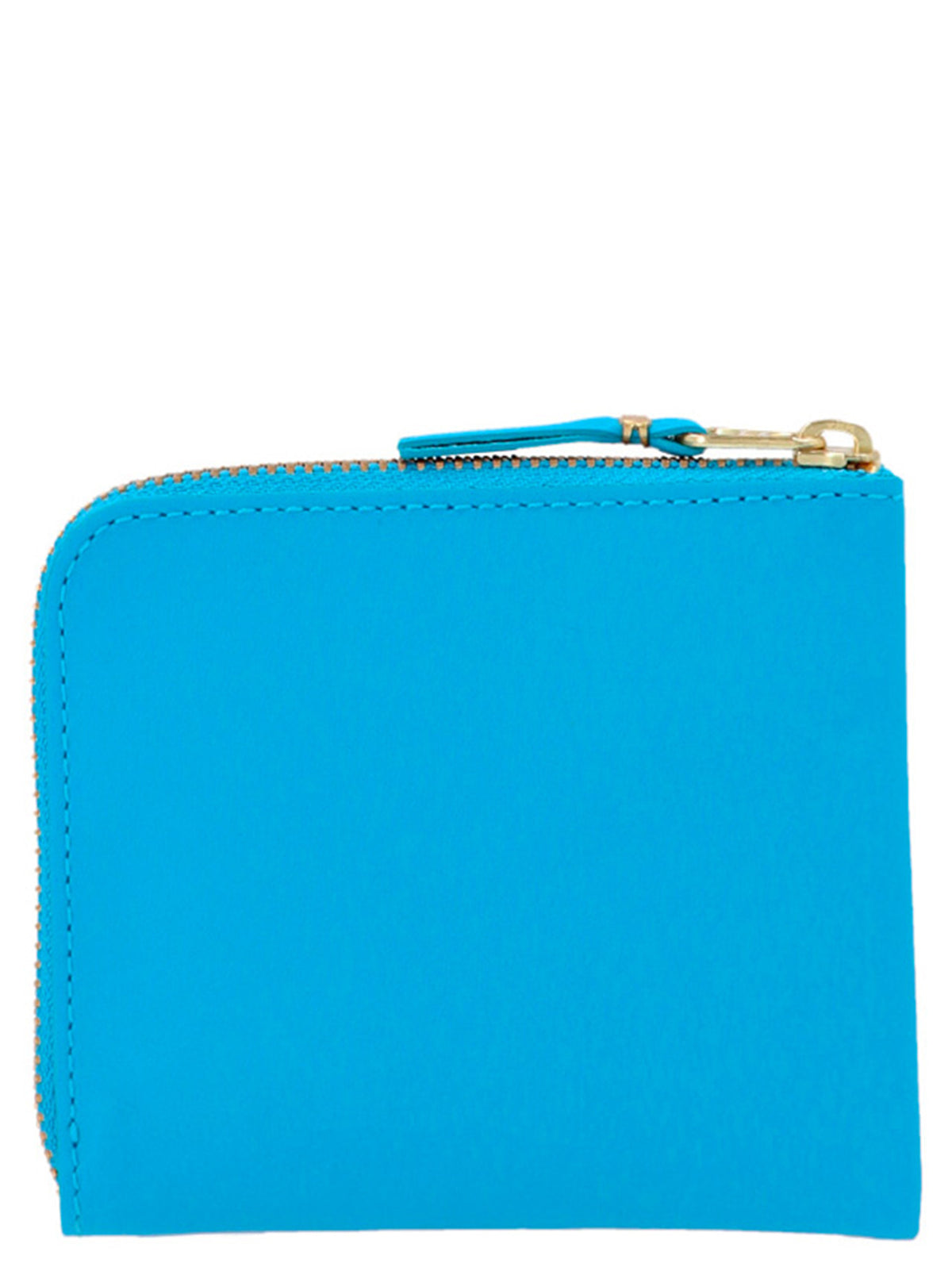 Comme Des Garçons Blue Calfskin Cardholder