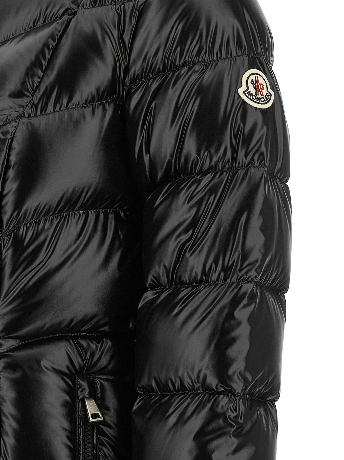 Moncler Black Polyamide Full-Length Jacket