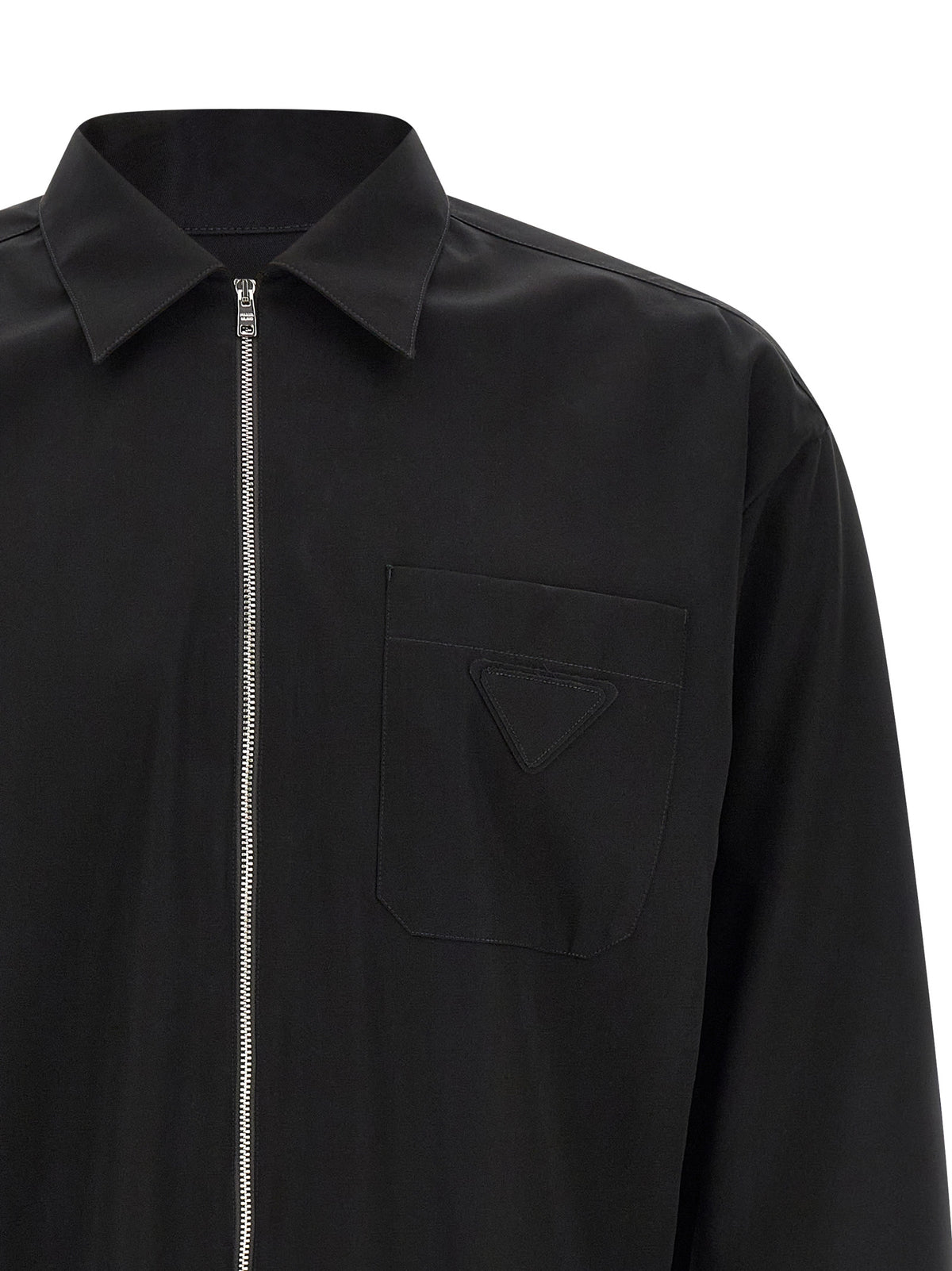 Prada Black Cotton Blouse