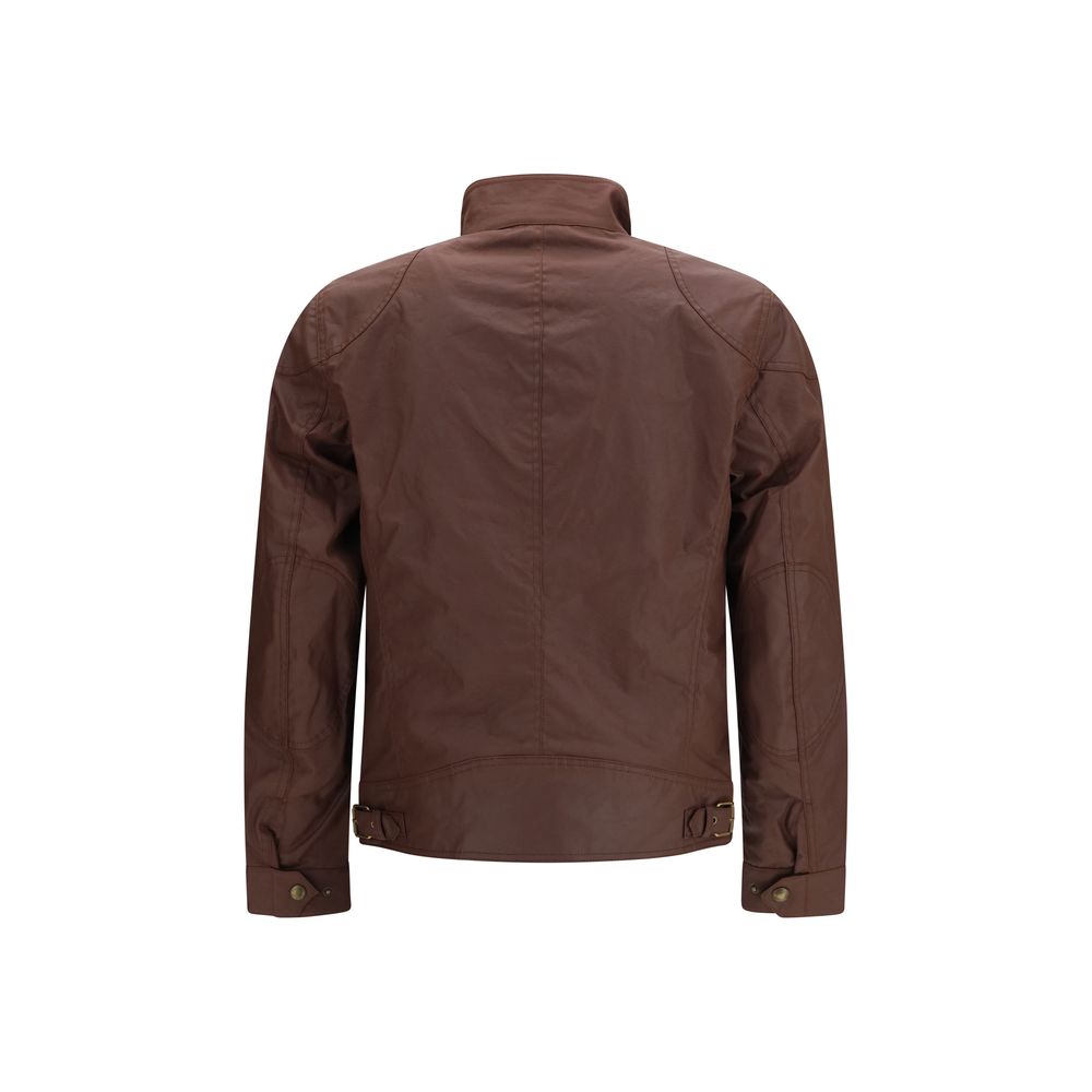 Discover the Belstaff Brown Cotton Full-Length Jacket, a masterful blend of military elegance and modern sophistication, crafted for those who embody timeless luxury.