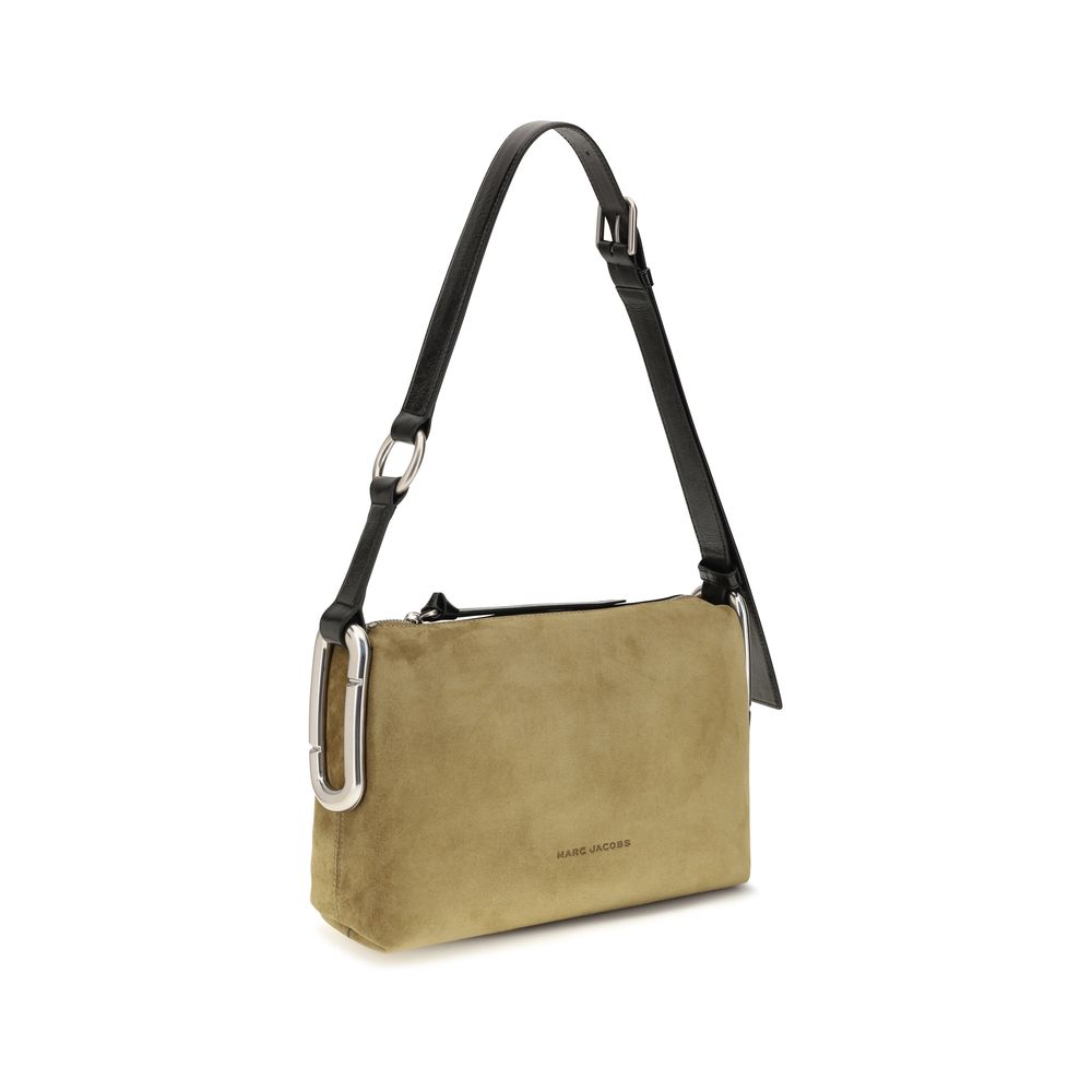 Indulge in the exquisite allure of the Marc Jacobs Beige Suede Leather Shoulder Bag, a masterpiece of craftsmanship and luxury, perfect for elevating any ensemble.